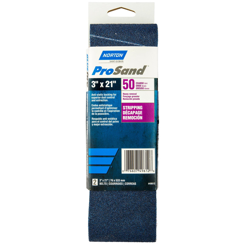 ProSand Sanding Belt - Size:3" x 21" - Grit:50 Grit